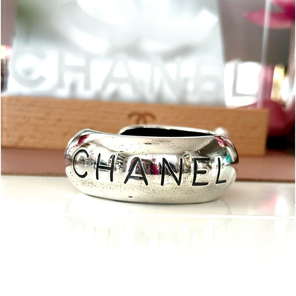 Chanel Silver Bracelet / Cuff - Picture 1 of 6